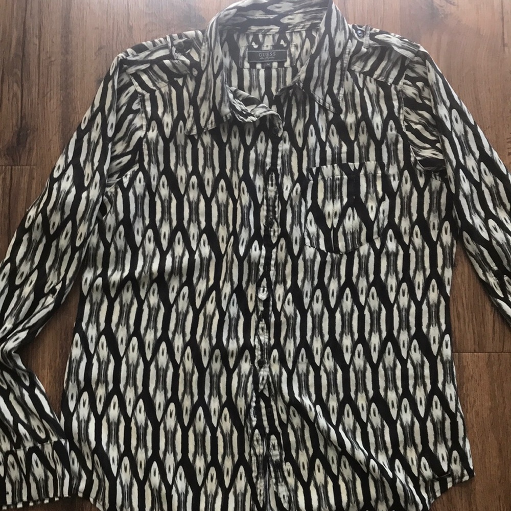 Guess button down shirt